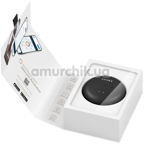 Ультразвуковой массажер для лица и тела Geske Sonic Cool & Warm Face and Body Massager 9 in 1, серый