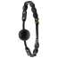 Кляп Guilty Pleasure Moonlight Braided Mouthgag, чорний - Фото №2