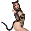 Костюм кошечки JSY Sexy Lingerie P61127, леопардовый: боди + ушки - Фото №4