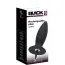 Анальная пробка с вибрацией Black Velvets Rechargeable Plug M, черная - Фото №7