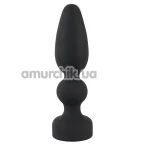 Анальна пробка Black Velvets Big Plug, чорна - Фото №1
