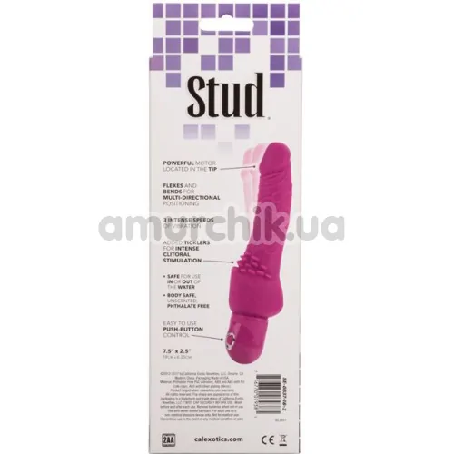 Вибратор Bendie Stud Cliterrific, розовый