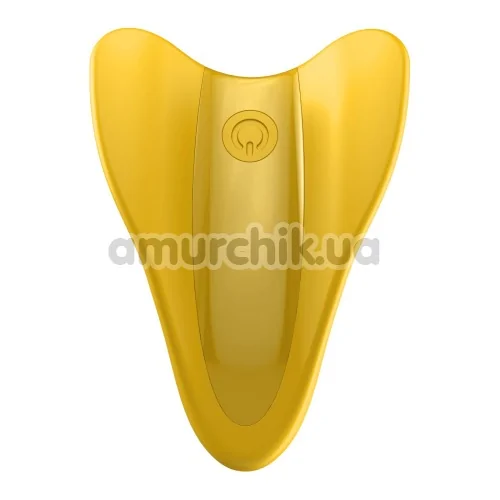 Вибронасадка на палец Satisfyer High Fly, желтая - Фото №1