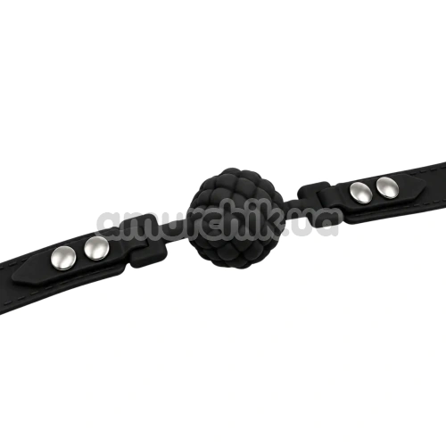 Кляп DS Fetish Silicone Padded Ball Gag M, чорний