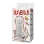 Насадка на пеніс з вібрацією Brave Man 026205, прозора - Фото №9