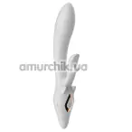 Вібратор Silicone Rabbit Vibrator, білий - Фото №1