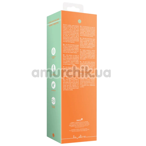 Вібратор Loveline Ultra Soft Silicone Rabbit Vibrator, помаранчевий