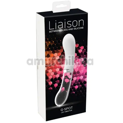 Вібратор для точки G Liaison G-Spot LED Vibrator, білий