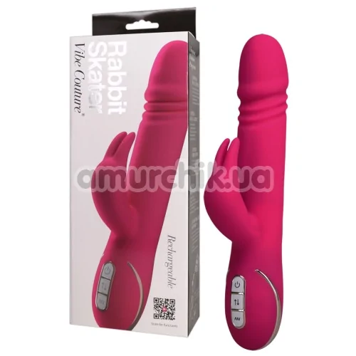 Вибратор Vibe Couture Rabbit Skater, розовый