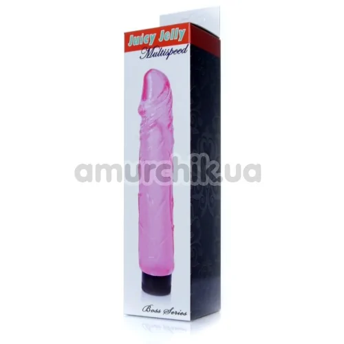 Вібратор Juicy Jelly Multispeed, рожевий