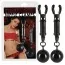 Затискачі для сосків Heavy Balls Nipple Clamps, чорні - Фото №2