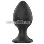 Анальна пробка Boss Series Silicone Anal Plug L, черная - Фото №1