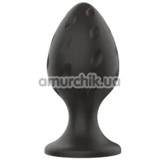 Анальная пробка Boss Series Silicone Anal Plug L, черная - Фото №1