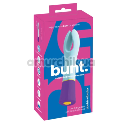 Вібратор Bunt Double Vibrator, блакитний