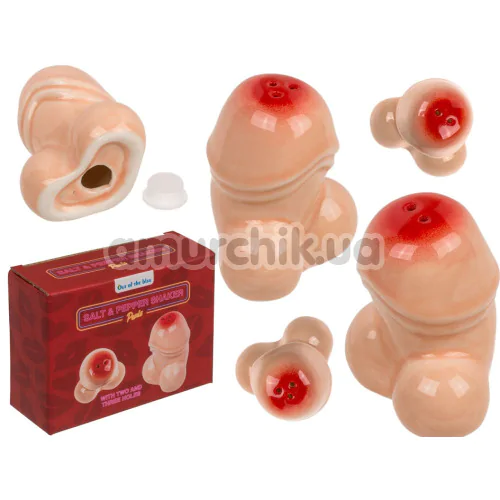 Сільничка та перечниця у вигляді пенісів Salt & Pepper Shaker, тілесні