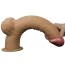 Фаллоимитатор Dual-Layered Silicone Handle Nature Cock LV411034, телесный - Фото №14