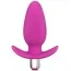 Анальная пробка с вибрацией Little Thumper Vibrating Silicone Anal Plug, розовая - Фото №1