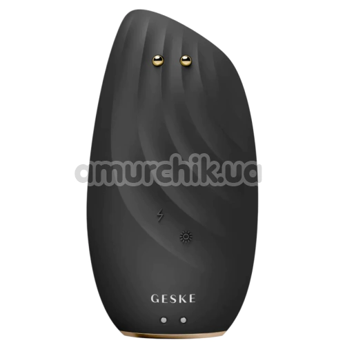 Щетка для лица Geske Sonic Thermo Facial Brush & Face-Lifter 8 in 1, серая