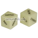 Секс-игра кубики Glow in the Dark Love Dice английская версия, светящиеся в темноте - Фото №1