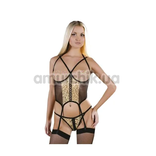 Комплект Erolin Hot Nights Gold: корсет + трусики (модель ERL400003) - Фото №1