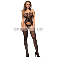 Комбинезон Star Night Open Net Bodystocking, черный - Фото №1