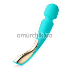 Универсальный массажер Lelo Smart Wand 2 Large Aqua (Лело Смарт Ванд 2), большой бирюзовый - Фото №1