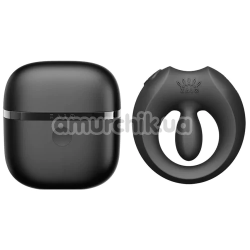 Виброкольцо для члена Zalo Apis, черное - Фото №1