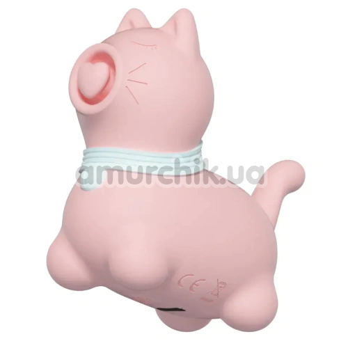 Клиторальный вибратор с пульсацией Univibe Sexy Kitty, розовый