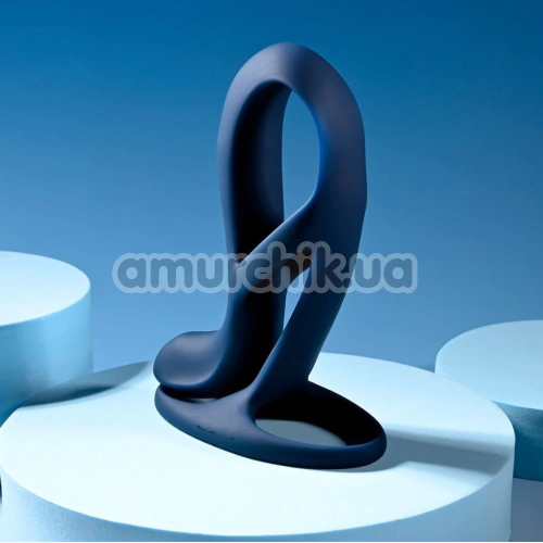 Насадка на пенис с вибрацией Zero Tolerance Big Time, синяя