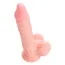 Фаллоимитатор Medical Silicone Dildo 21 см, телесный - Фото №4