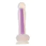 Фалоімітатор Radiant Glow In The Dark Soft Silicone Dildo Medium, фіолетовий - Фото №3