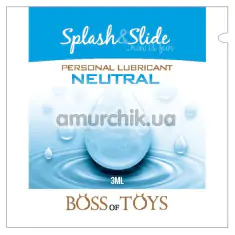 Лубрикант Splash & Slide Personal Lubricant Neutral, 3 мл - Фото №1
