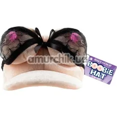Кепка с грудью Bachelorette Party Favors Keep A Lid On It Boobie Hat, телесная - Фото №1