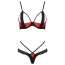 Комплект Passion Free Your Senses Femmina Bikini, червоний: бюстгальтер + трусики-стрінги - Фото №3