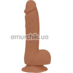 Фалоімітатор + віброкуля Addiction Steven 7.5, світло-коричневий - Фото №1