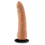 Фаллоимитатор для страпона Lock On Hexanite 7.5 Inch Dildo, телесный - Фото №1
