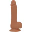 Фалоімітатор + віброкуля Addiction Steven 7.5, світло-коричневий - Фото №1