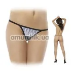 Трусики-стринги женские Hot Nights White, белые (модель ERL100026) - Фото №1