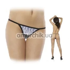 Трусики-стринги женские Hot Nights White, белые (модель ERL100026) - Фото №1