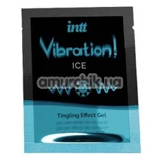 Збуджуючий гель з ефектом вібрації Intt Vibration Ice Tingling Effect Gel - м'ята, 5 мл - Фото №1