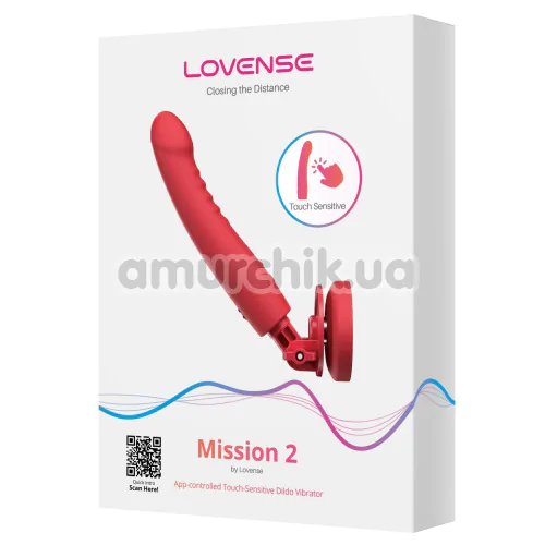 Вібратор для точки G Lovense Mission 2, червоний