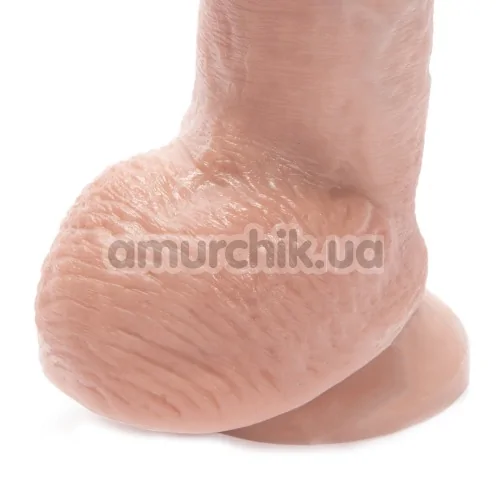 Фалоімітатор King Cock With Balls, 20.3 см тілесний
