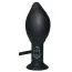 Анальный расширитель с вибрацией True Black Vibrating Anal Plug, черный - Фото №6