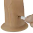 Вибратор с ротацией Dual-Layered Silicone Nature Cock LV410210, телесный - Фото №11