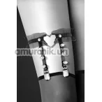 Подвязка Bijoux Pour Toi With Heart And Spikes, чёрная - Фото №1