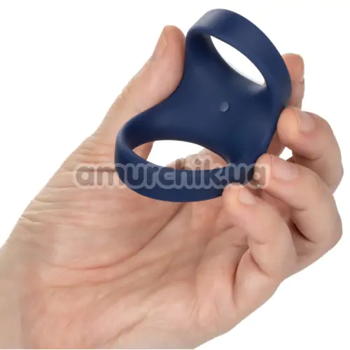 Виброкольцо для члена Viceroy Rechargeable Max Dual Ring, синее
