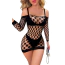 Платье Star Night Net Summer Mini Dress, черное - Фото №4