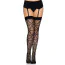Панчохи Leg Avenue Heart Net Thigh Highs, чорні - Фото №1