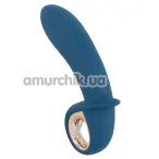 Вибратор для точки G Inflatable Vibrator Petit, синий - Фото №1