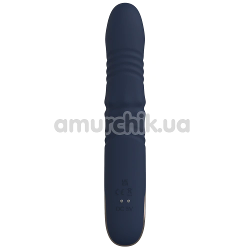 Вибратор с толчками и ротацией Goddess Collection Afrodite, синий